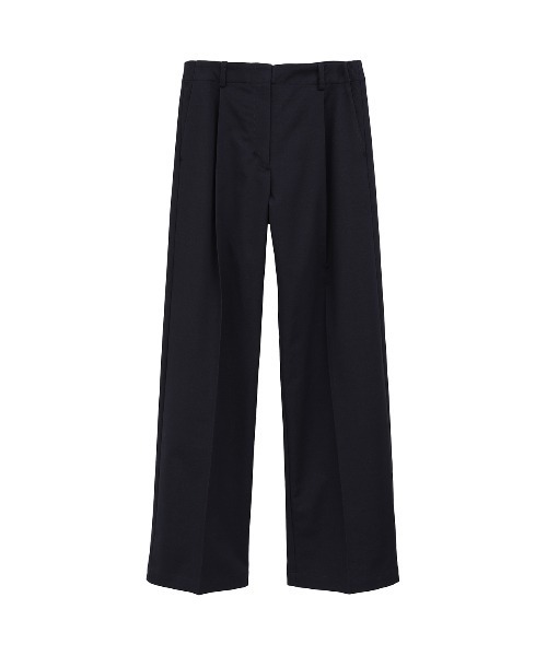 2WAY GATHER BELT PANTS ネイビー セール】2WAY GATHER BELT PANTS（その他パンツ）｜CLANE（クラネ）の