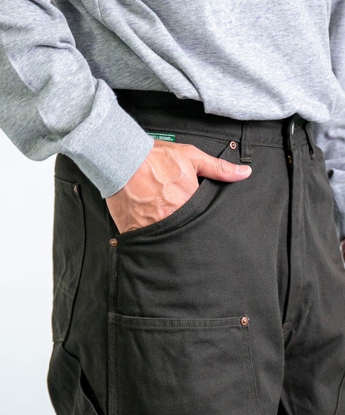 SPELLBOUND（スペルバウンド）の「[ SPELLBOUND / スペルバウンド ] 10/8オックス ダブルニーペインターパンツ（その他パンツ・メンズ・アッシュグレー/ブラウン・30inch/32inch）」の16枚目の写真