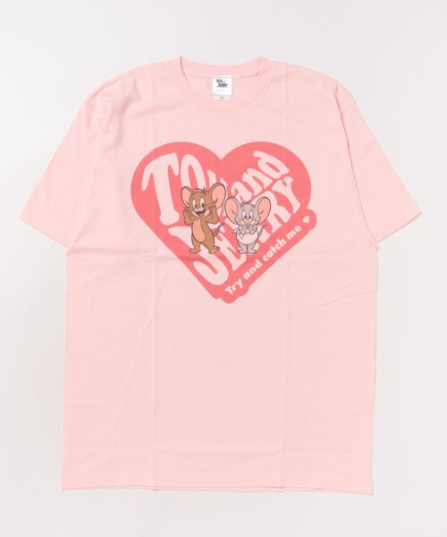 Tom&Jerry(トムアンドジェリー)の「【 Tom & Jerry 】 トム&ジェリー キャラクターTシャツ 25S5(Tシャツ/カットソー・レディース・ホワイト/ライトベージュ/ライトピンク/グレー・LARGE/X-LARGE)」の4枚目の写真
