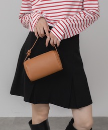 ブラウン 合成皮革 ハンドバッグ セール】合成皮革 ワンハンドルバッグ（ハンドバッグ）｜wears