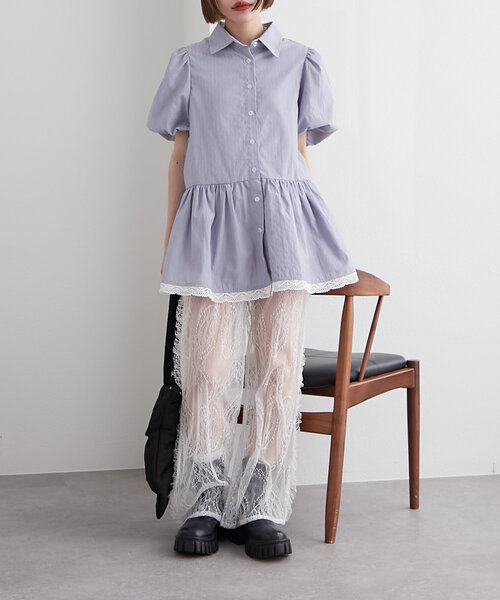 セール】【3色展開】ヴィンテージレースパンツ（その他パンツ