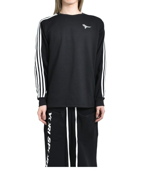 最大12%OFFクーポン YORI SPORT T-SHIRT（Tシャツ/カットソー SLEEVE LONG 5STRIPE トップス