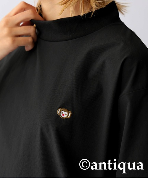 antiqua(アンティカ)の「ポケッタブルトップス(Tシャツ/カットソー・レディース・ホワイト/ブラック・ML/LXL/SM)」の20枚目の写真