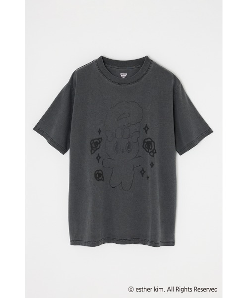 tシャツ Esther Bunny x SLY LOOSE T/SH エスターバニー スライ ルーズ Tシャツ 夏服 半袖 レディース Esther Bunny x SLY LOOSE T/SH エスターバニー スライ ルーズ T