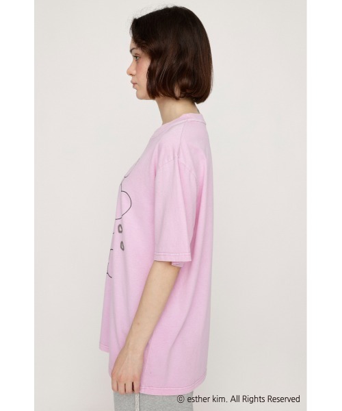 tシャツ Esther Bunny x SLY LOOSE T/SH エスターバニー スライ ルーズ Tシャツ 夏服 半袖 レディース Esther Bunny x SLY LOOSE T/SH エスターバニー スライ ルーズ T