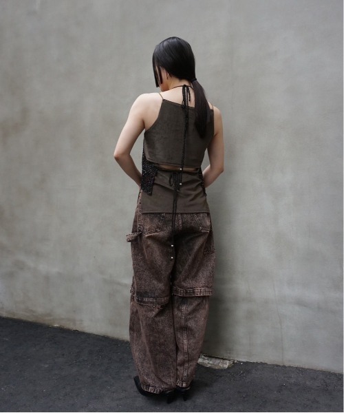 【うに】ameri アメリ　キャミソール WAVE HEM BUSTIER TOP（キャミソール）｜Ameri（アメリ）の