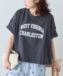 CIAOPANIC TYPY | USAコットン切替プリントTee(Tシャツ/カットソー)