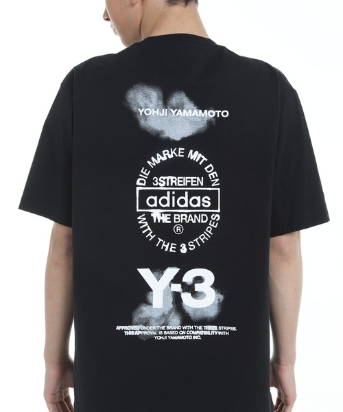 Y-3 ワイスリー Tシャツ・カットソー 黒 XS 2006725F0054 ワイスリー Y-3 Tシャツ カットソー 3ストライプス ブラック