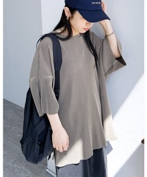 reca | オーバーサイズプリーツプルオーバー(Tシャツ/カットソー)