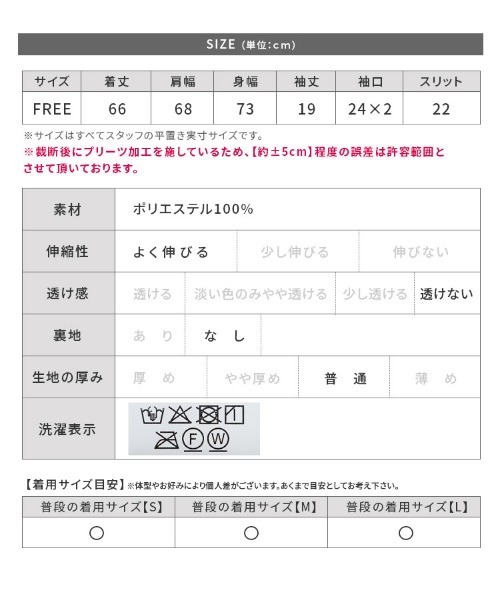 reca（レカ）の「オーバーサイズプリーツプルオーバー（Tシャツ/カットソー・レディース・グレイッシュベージュ/ブラック・FREE）」の5枚目の写真