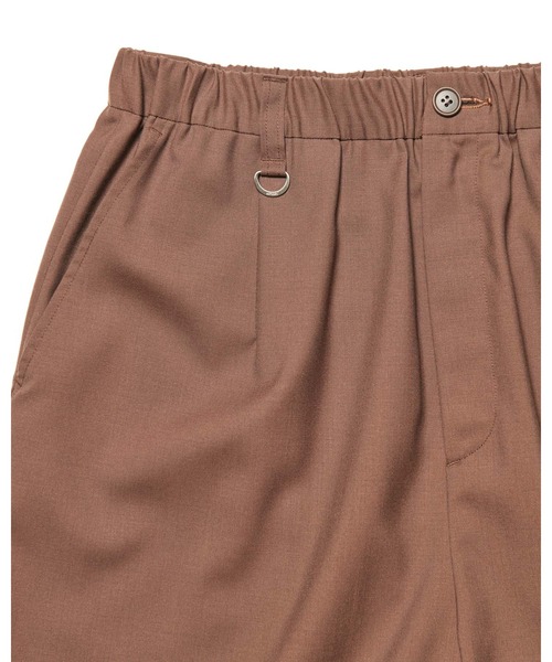 SOPHNET.（ソフネット）の「WASHABLE SUMMER WOOL TAPERED BOLD PANTS（その他パンツ・メンズ・ブラック/A/ブラウン・3/2/1/4）」の12枚目の写真