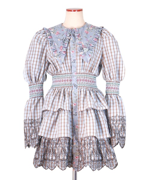 rurumu:（ルルムウ）の「rurumu:/ルルムウ/burn the rabbit lace check