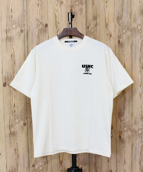 AVIREX（アヴィレックス）の「USMC BULLDOG S/S TEE（Tシャツ/カットソー・メンズ・ブラック/ホワイト・L/XL/XXL/M）」の3枚目の写真