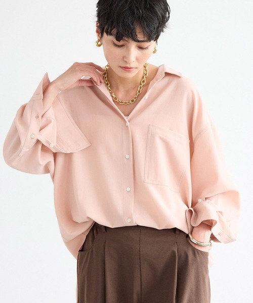 BARNYARDSTORM ポプリンオーバーブラウス（ライトベージュ0サイズ） セール】BARNYARDSTORM / ポプリンオーバーブラウス / ハンド