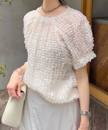 フリンジシアーブラウス