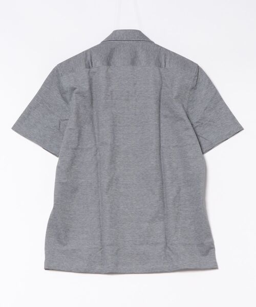 TOKYO SHIRTS(トウキョウシャツ)の「ビズポロ ホリゾンタルワイド コットン 半袖ポロシャツ(ポロシャツ・メンズ・グレー・S/M/L/LL/XL)」の7枚目の写真