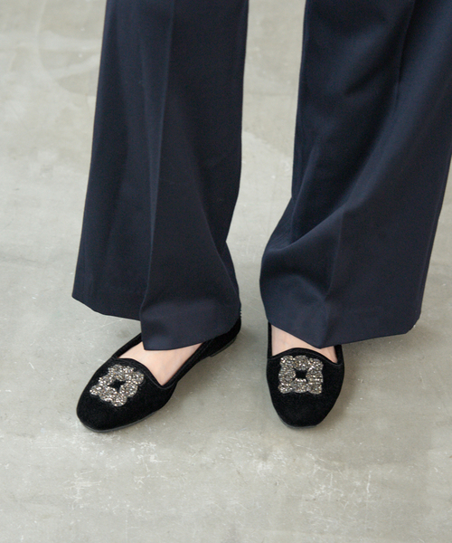 MALUS/マリュス VELVET BIJOU SHOES（その他シューズ）｜IENA