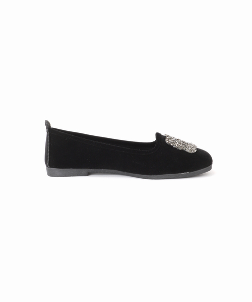 イエナ MALUS/マリュス　VELVET SHOES 予約》MALUS/マリュス VELVET BIJOU SHOES（フラットシューズ