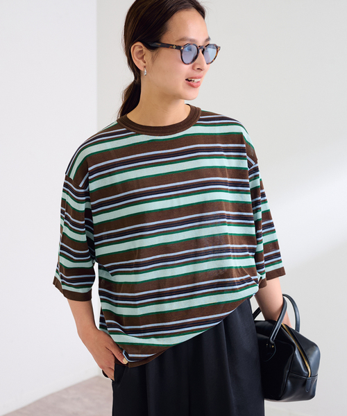 【FRAMeWORK】シアーニットTシャツ FRAMeWORK】シアーニットTシャツ シアーニットTシャツ（ニット