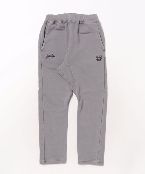 GROOVY COLORS(グルービーカラーズ)の「Overdye Sweat Pants(スウェットパンツ・キッズ・グレー・145/135)」の2枚目の写真