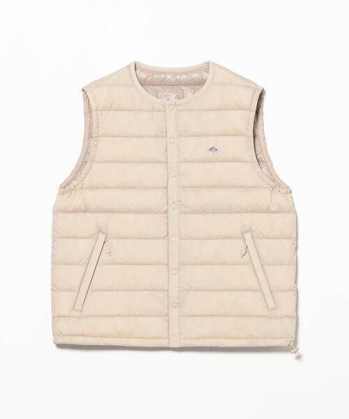 DANTON(ダントン)の「DANTON / CREWNECK INNER DOWN VEST(ベスト・レディース・オフホワイト/オリーブ/ブラック・MEDIUM)」の18枚目の写真
