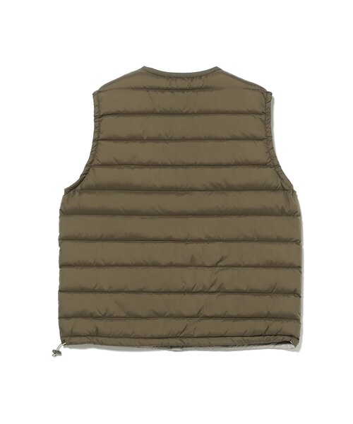DANTON(ダントン)の「DANTON / CREWNECK INNER DOWN VEST(ベスト・レディース・オフホワイト/オリーブ/ブラック・MEDIUM)」の11枚目の写真