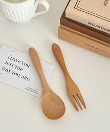 Made in I(ChCAC)WarmWood Cutlery Set(Jg[)