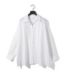 MIDIUMISOLID（ミディウミソリッド）の「MIDIUMISOLID for Ladies スキッパーポンチョシャツ（シャツ/ブラウス）」
