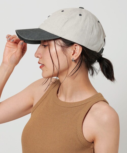 FILA(フィラ)の「【別注】<FILA>ピグメント コンビ キャップ(キャップ・レディース・ライトグレー/ブラウン・FREE)」の7枚目の写真