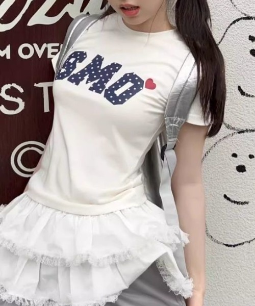 SHEENA(シーナ)の「【新色追加・7色展開】ドットロゴコンパクトフィットTシャツ(Tシャツ/カットソー・レディース・ネイビー/ホワイト/ブラック/グレー/エメラルド/ピンク/イエロー系・M)」の18枚目の写真
