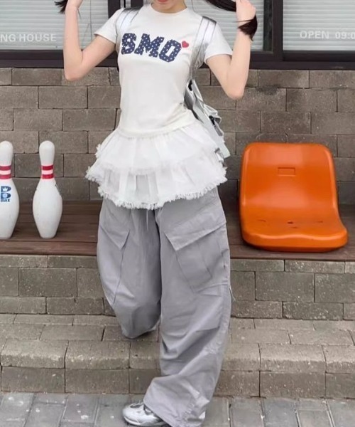 SHEENA(シーナ)の「【新色追加・7色展開】ドットロゴコンパクトフィットTシャツ(Tシャツ/カットソー・レディース・ネイビー/ホワイト/ブラック/グレー/エメラルド/ピンク/イエロー系・M)」の19枚目の写真
