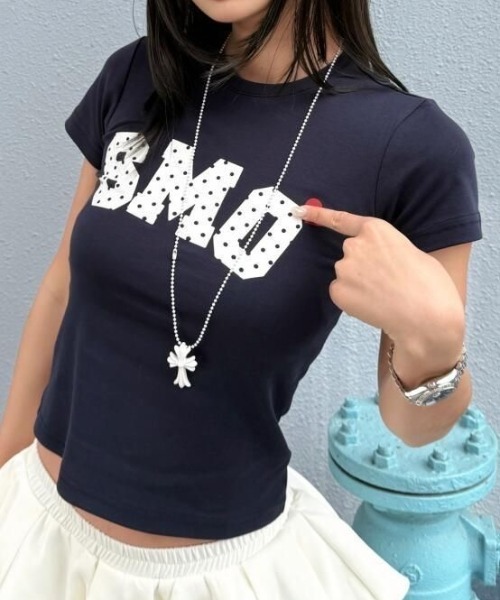 更にお値下げ❕新品未使用Tシャツ セール】7分袖ビッグシルエットプリントTシャツ（Tシャツ