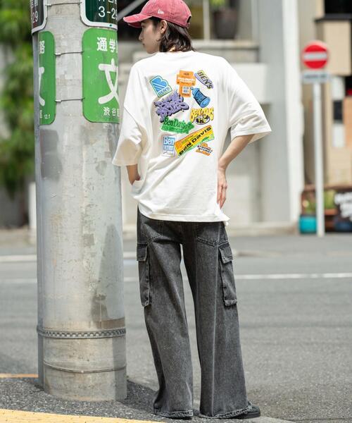 BEN DAVIS(ベンデイビス)の「∴WEGO/BENDAVIS別注クールタッチグラフィックT(Tシャツ/カットソー・メンズ・ブラウン/ブラック/ホワイト/ピンク・LARGE/MEDIUM/SMALL)」の13枚目の写真