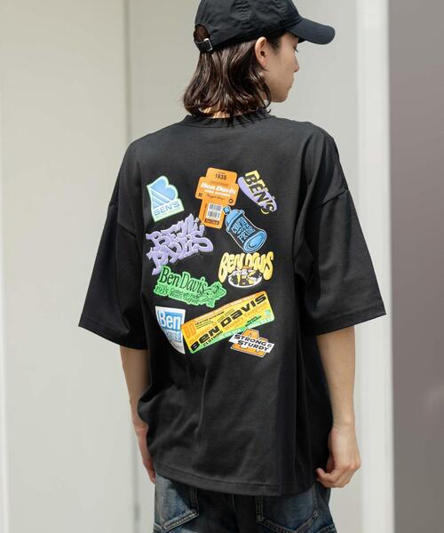 BEN DAVIS(ベンデイビス)の「∴WEGO/BENDAVIS別注クールタッチグラフィックT(Tシャツ/カットソー・メンズ・ブラウン/ブラック/ホワイト/ピンク・LARGE/MEDIUM/SMALL)」の16枚目の写真