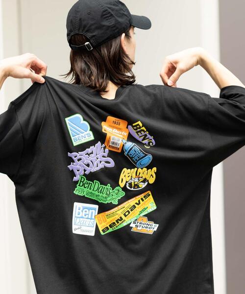 BEN DAVIS(ベンデイビス)の「∴WEGO/BENDAVIS別注クールタッチグラフィックT(Tシャツ/カットソー・メンズ・ブラウン/ブラック/ホワイト/ピンク・LARGE/MEDIUM/SMALL)」の17枚目の写真