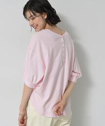 Dessin | 【360度可愛い/前後2WAY/洗える】ライトコットンヘンリーカットソー(Tシャツ/カットソー)