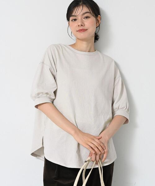 Dessin（デッサン）の「【360度可愛い/前後2WAY/洗える】ライトコットンヘンリーカットソー（Tシャツ/カットソー・レディース・ピンク/ブラック/ブラウン系その他/ナチュラル・01/02/03/00）」の15枚目の写真