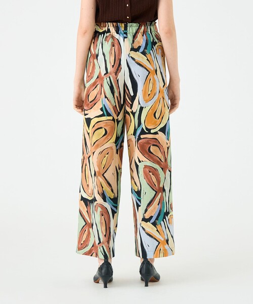 BALLSEY（ボールジィ）の「ハンドペイントプリント タックセミワイドパンツ（その他パンツ・レディース・オレンジ系その他2・34/36）」の6枚目の写真