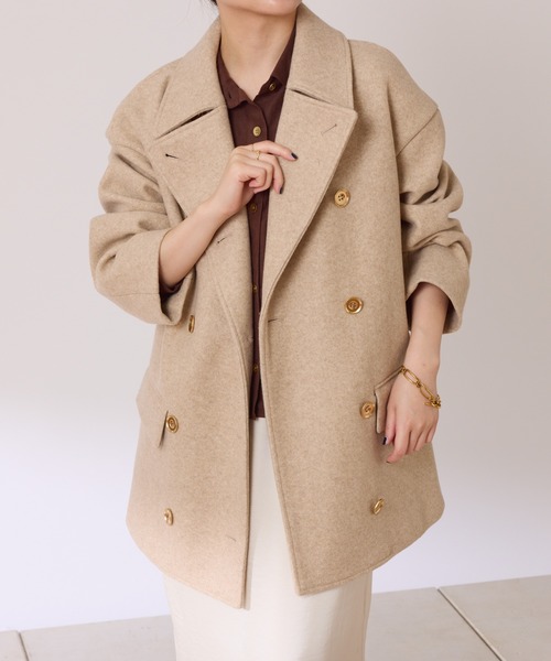 メタルボタンPコート（ピーコート）｜COLLAGE GALLARDAGALANTE