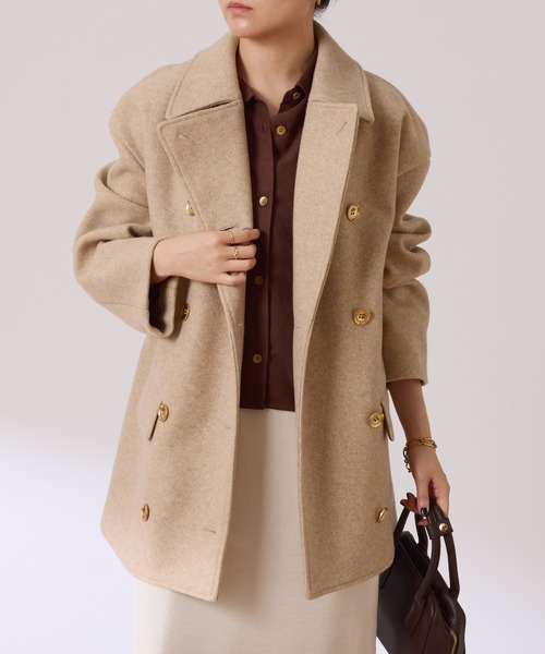 メタルボタンPコート（ピーコート）｜COLLAGE GALLARDAGALANTE
