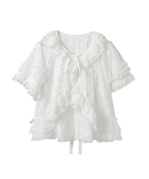 PINK HOUSE ピンクハウス ブラウス フラワー ホワイト 白 レディース PINK HOUSE ピンクハウス ブラウス フラワー ホワイト 白