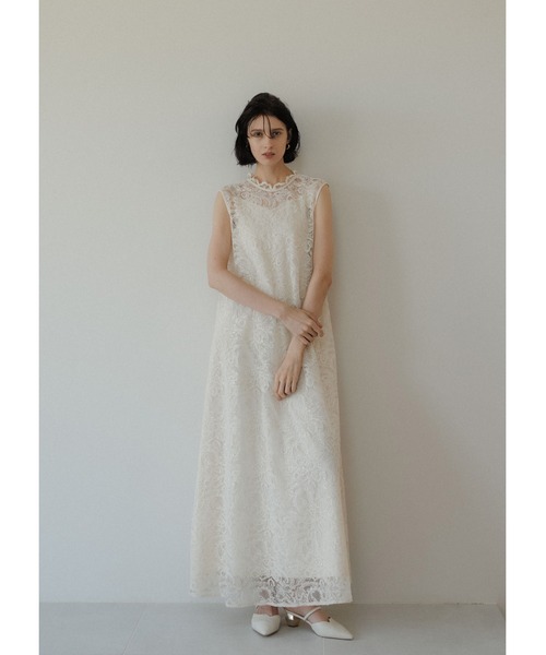 Prism lace A-line dress（ドレス）｜LE'RURE（リルアー）の