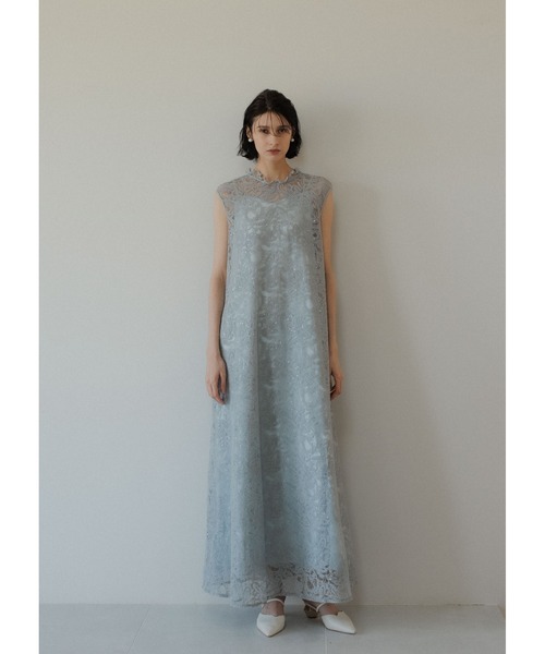 Prism lace A-line dress（ドレス）｜LE'RURE（リルアー）の