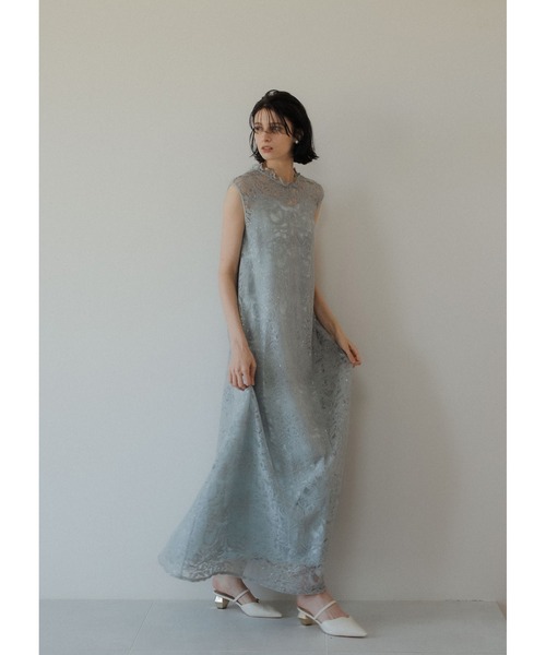 Prism lace A-line dress（ドレス）｜LE'RURE（リルアー）の