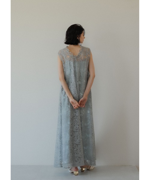 Prism lace A-line dress（ドレス）｜LE'RURE（リルアー）の