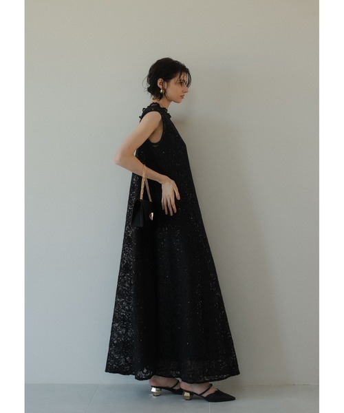 Prism lace A-line dress（ドレス）｜LE'RURE（リルアー）の
