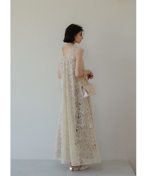 Prism lace A-line dress（ドレス）｜LE'RURE（リルアー）の