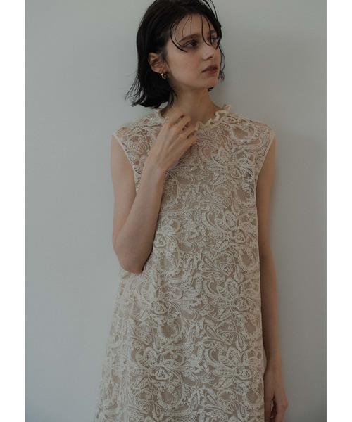 Prism lace A-line dress（ドレス）｜LE'RURE（リルアー）の