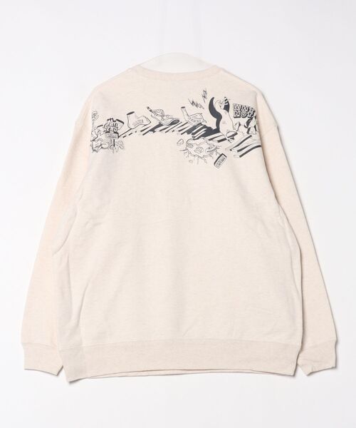 CHUMS（チャムス）の「【CHUMS】Adventure Crew Top（スウェット・メンズ・ナチュラル/グレー/ネイビー・LARGE/MEDIUM/X-LARGE）」の4枚目の写真