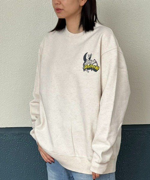 CHUMS（チャムス）の「【CHUMS】Adventure Crew Top（スウェット・メンズ・ナチュラル/グレー/ネイビー・LARGE/MEDIUM/X-LARGE）」の2枚目の写真